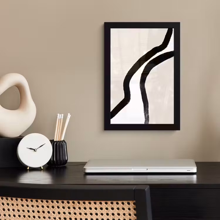 Poster met lijst - Abstract - Lijn - Design - Pastel — 2