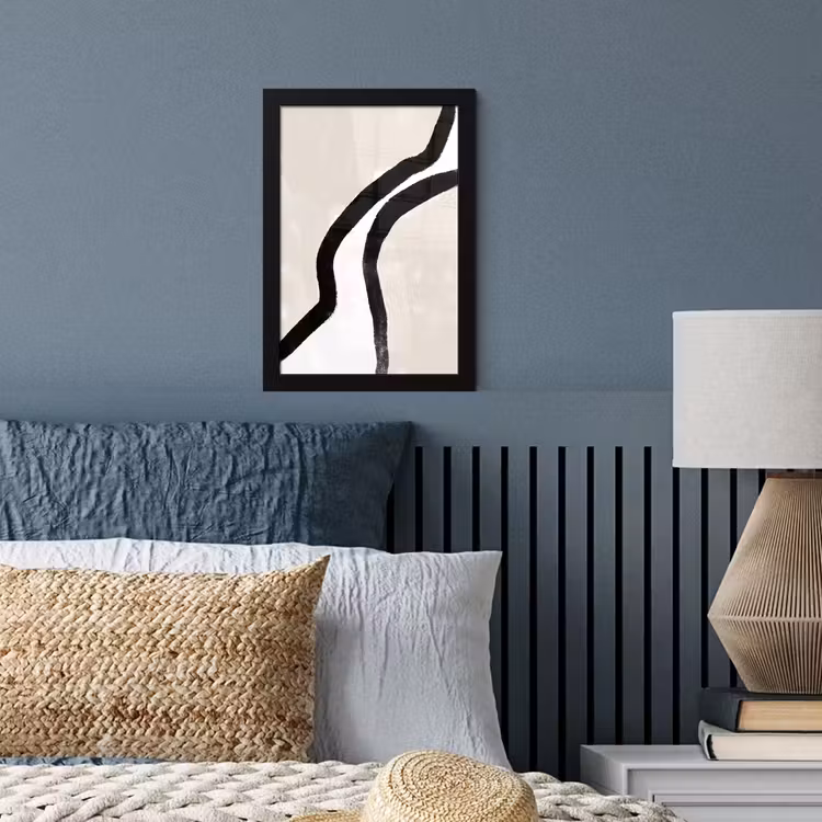 Poster met lijst - Abstract - Lijn - Design - Pastel — 3