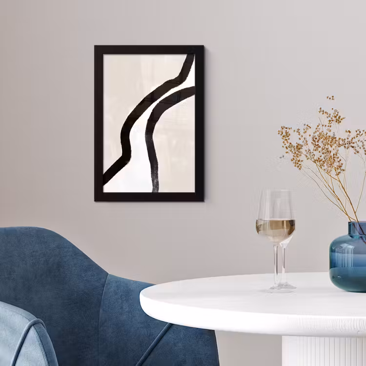 Poster met lijst - Abstract - Lijn - Design - Pastel — 4