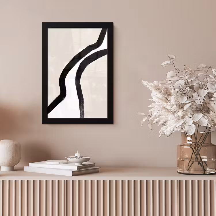 Poster met lijst - Abstract - Lijn - Design - Pastel — 5