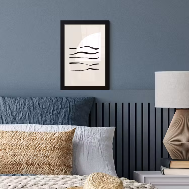 Poster met lijst - Abstract - Lijn - Pastel — 3
