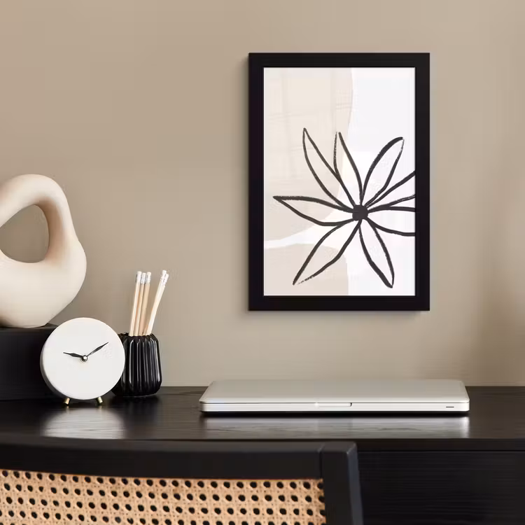 Poster met lijst - Bloemen - Minimalisme - Pastel — 2