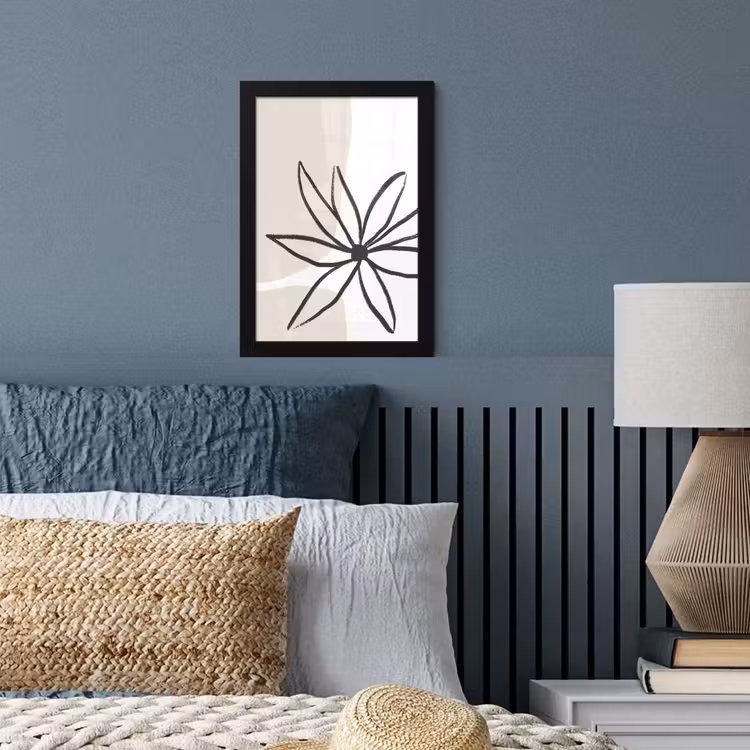 Poster met lijst - Bloemen - Minimalisme - Pastel — 3