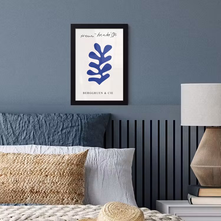 Poster met lijst - Abstract - Blauw - Kunst - Matisse — 3