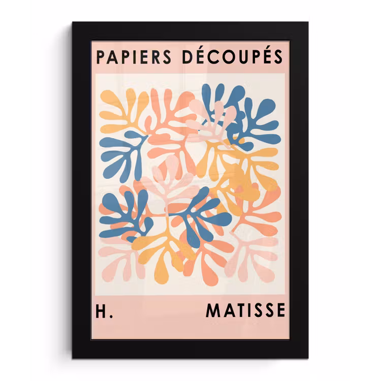 Poster met lijst - Matisse - Planten - Pastel - Natuur — 1