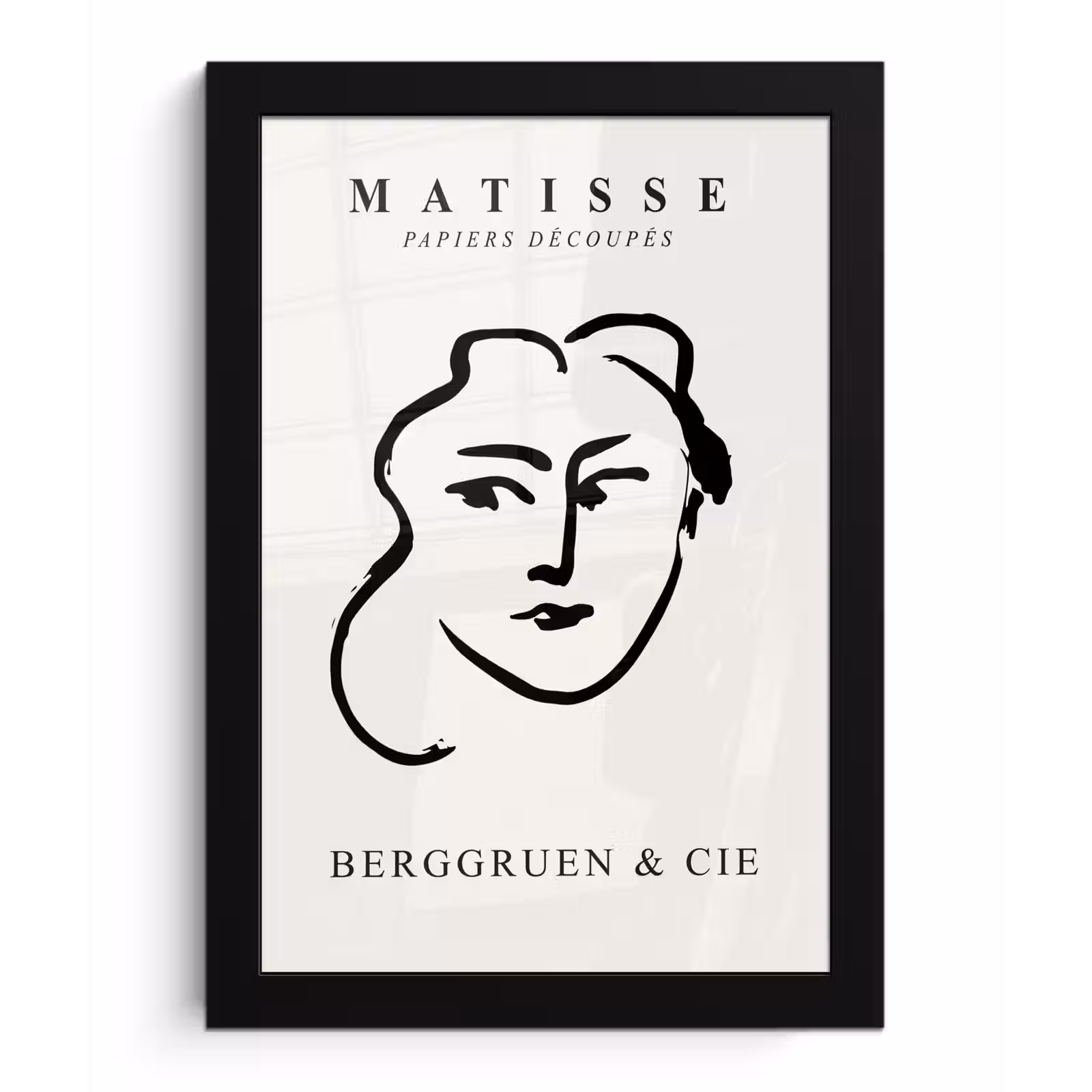 Poster met lijst - Abstract - Vrouw - Henri Matisse - Oude meesters — 1