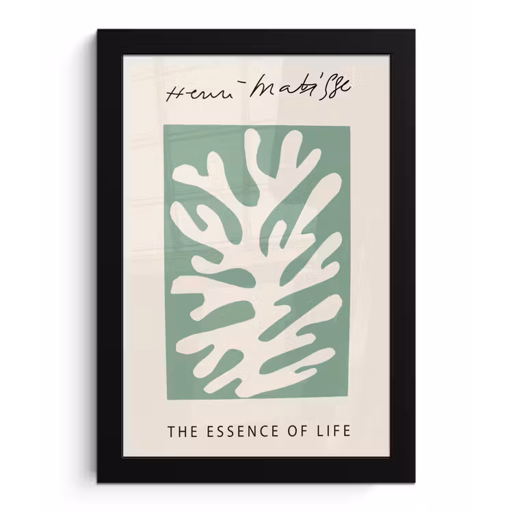 Poster met lijst - Kunst - Natuur - Vormen - Abstract - Henri Matisse — 1