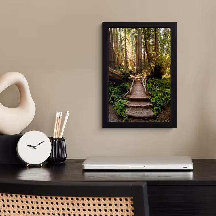 Poster met lijst - Jungle - Natuur - Trap - Bomen — 2