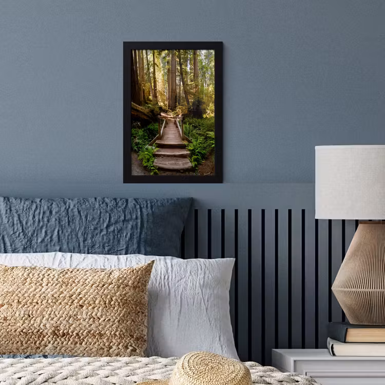 Poster met lijst - Jungle - Natuur - Trap - Bomen — 3