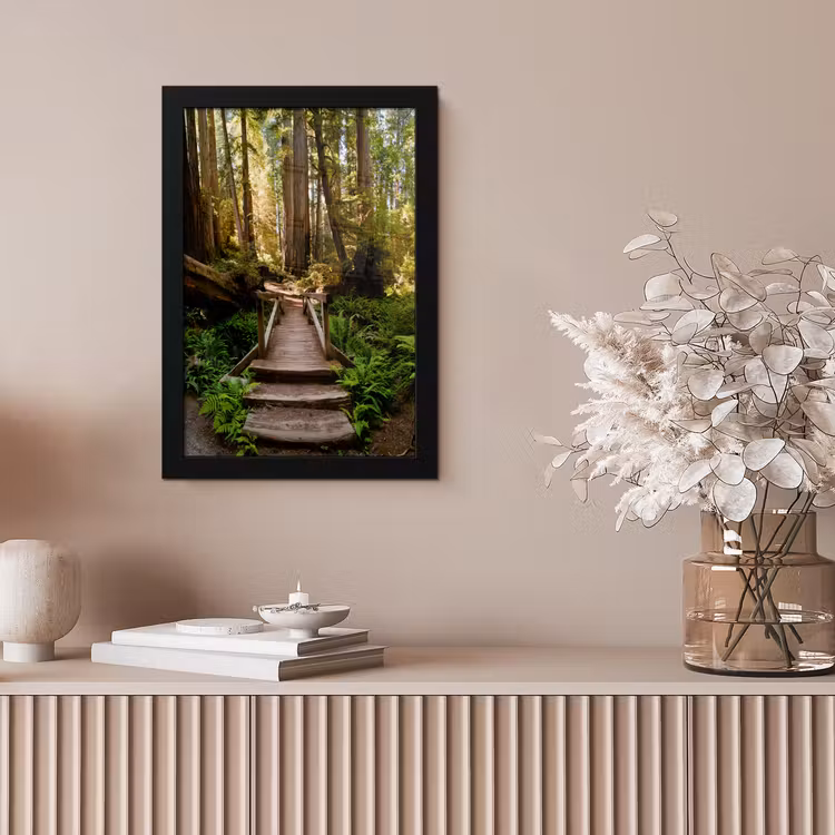 Poster met lijst - Jungle - Natuur - Trap - Bomen — 5