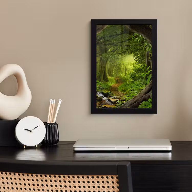 Poster met lijst - Jungle - Groen - Natuur - Tropisch - Planten — 2