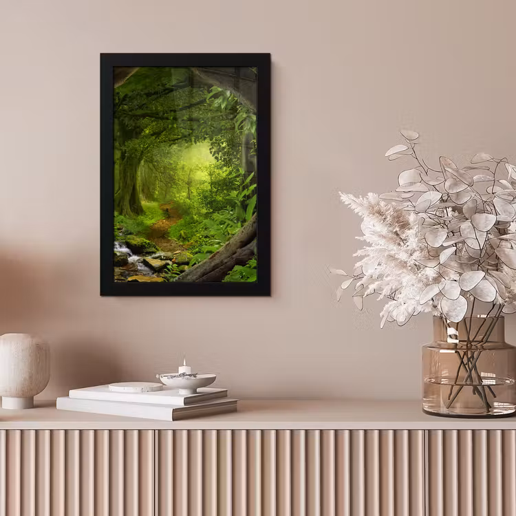 Poster met lijst - Jungle - Groen - Natuur - Tropisch - Planten — 5