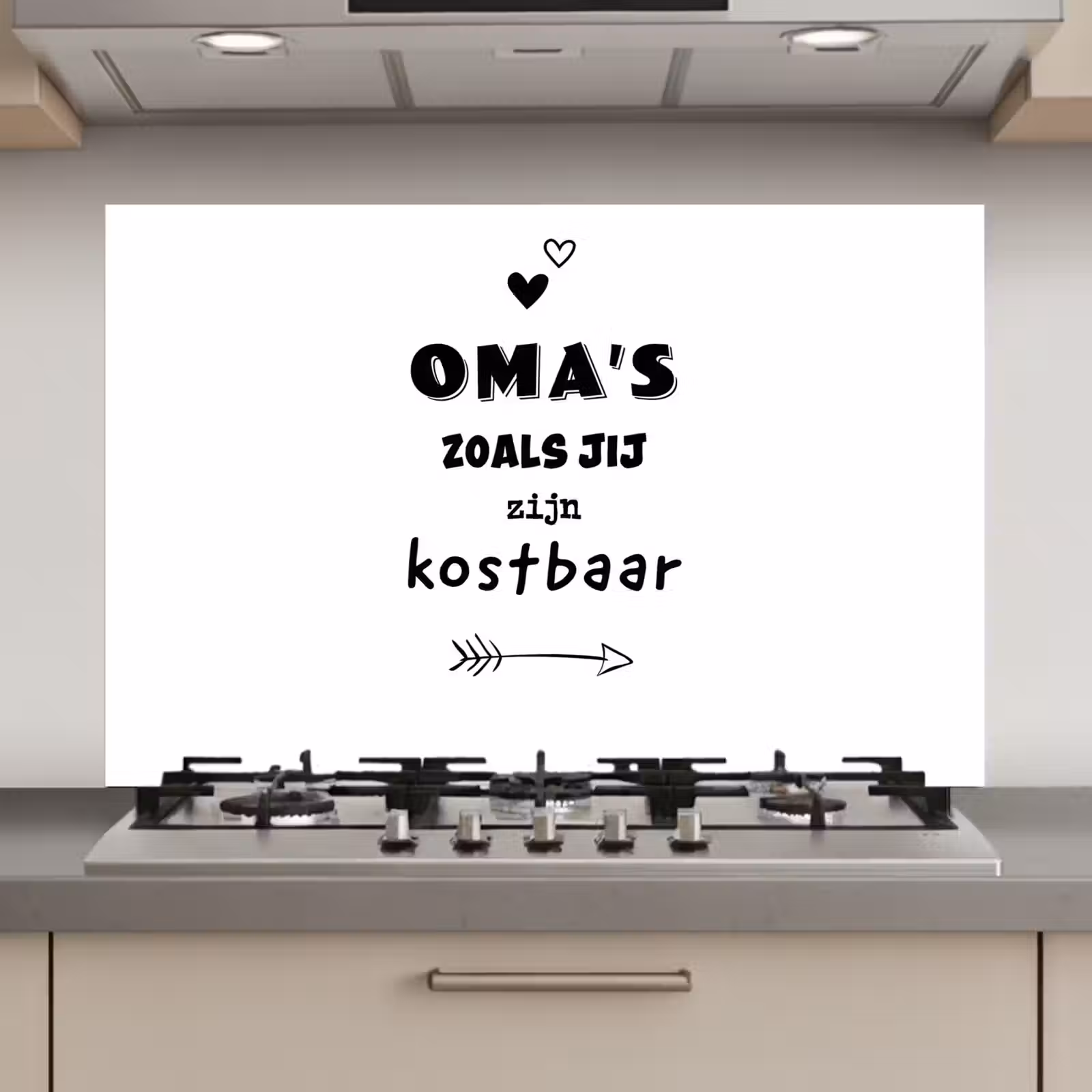 Spatscherm keuken - Quotes - Oma's zoals jij zijn kostbaar - Spreuken - Oma — 1
