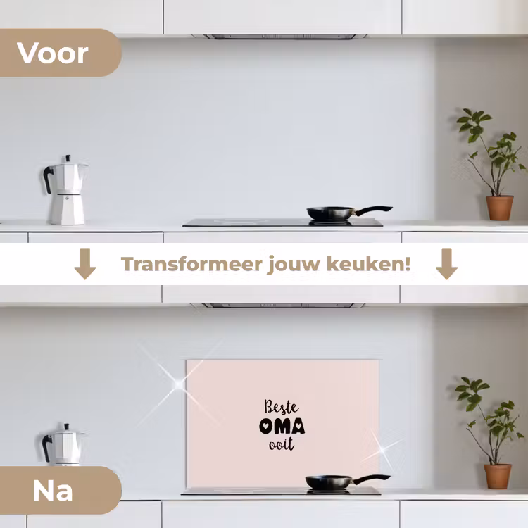 Spatscherm keuken - Quotes - Oma - Beste oma ooit - Spreuken — 3