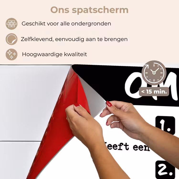 Spatscherm keuken - Quotes - Oma is de allerliefste - Spreuken - Oma — 4