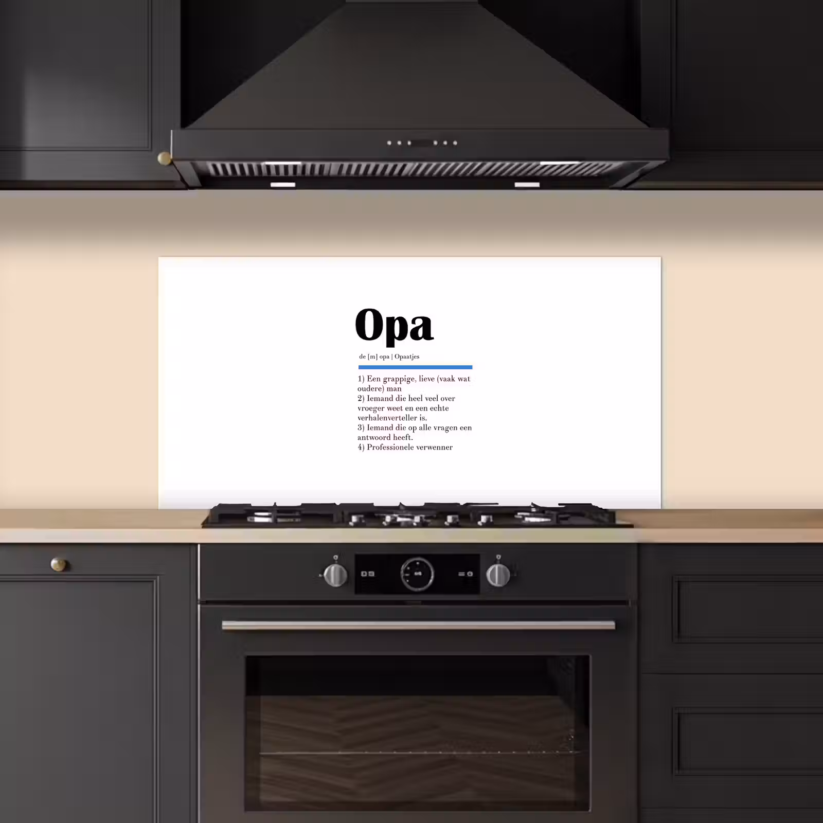 Spatscherm keuken - Quotes - Opa betekenis - Spreuken - Woordenboek — 1