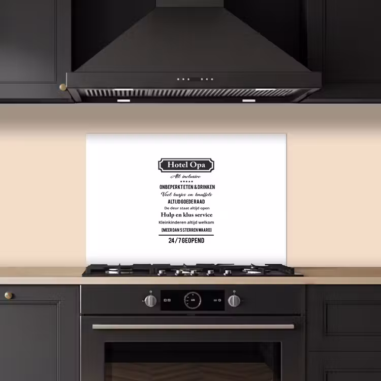 Spatscherm keuken - Quotes - Hotel opa - Spreuken - Opa — 2