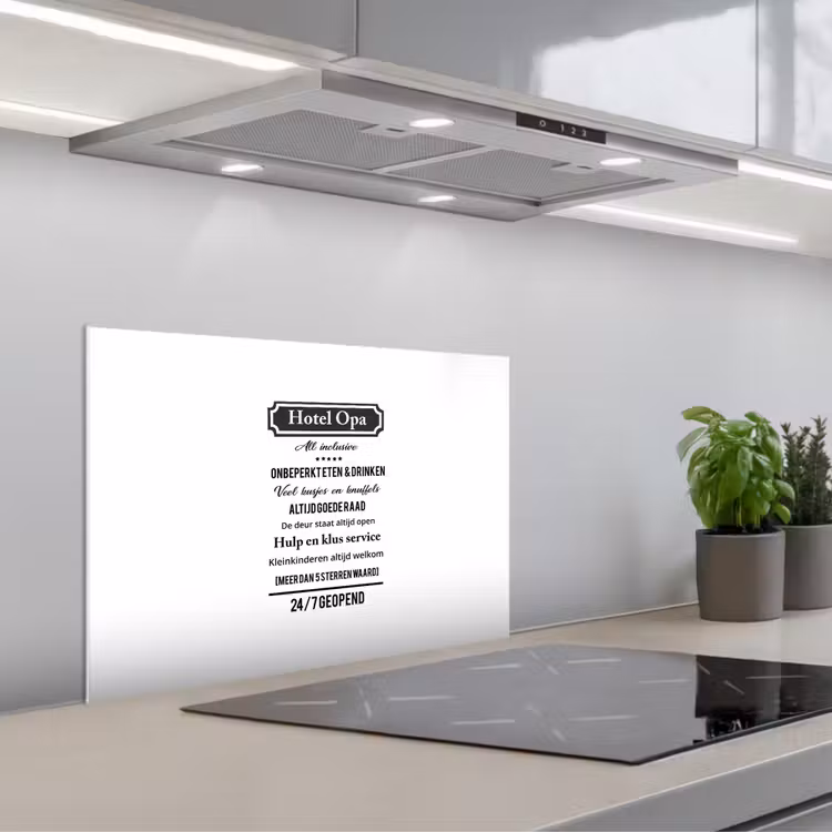 Spatscherm keuken - Quotes - Hotel opa - Spreuken - Opa — 5