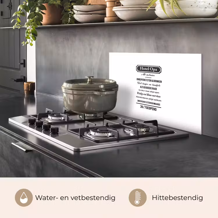 Spatscherm keuken - Quotes - Hotel opa - Spreuken - Opa — 7