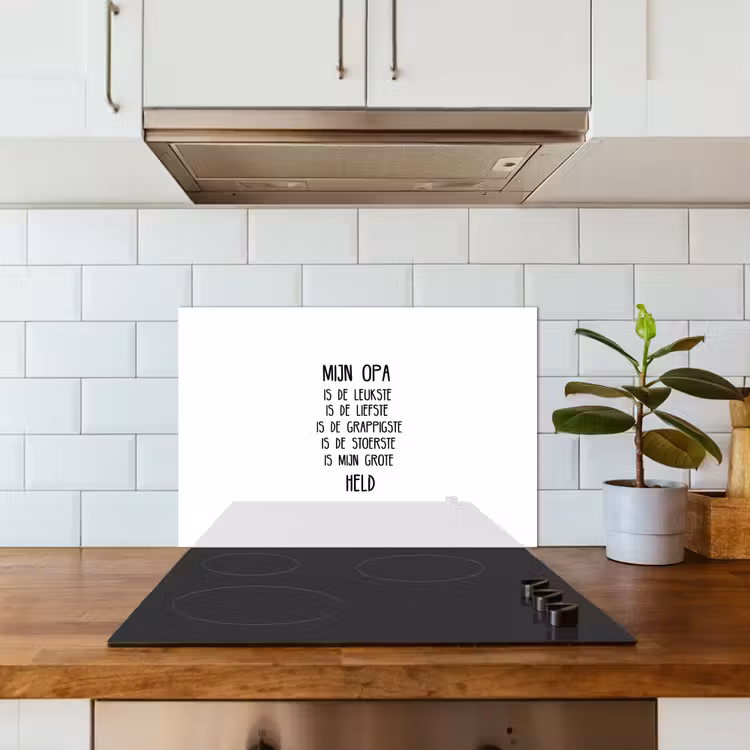 Spatscherm keuken - Quotes - Mijn opa is mijn grote held - Spreuken - Opa — 6