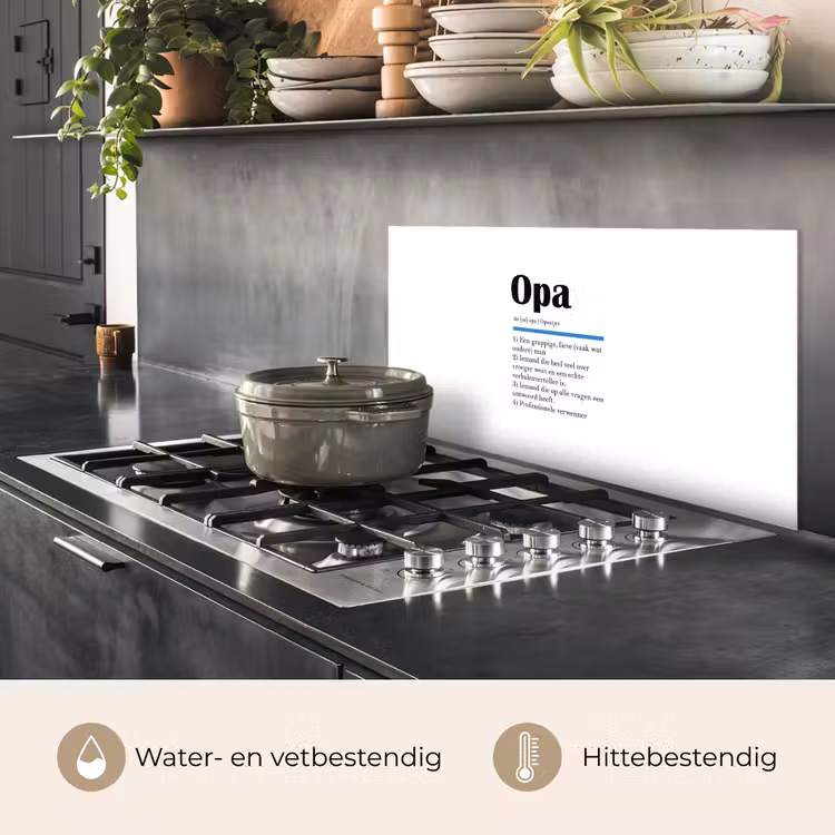 Spatscherm keuken - Quotes - Opa betekenis - Spreuken - Woordenboek — 6