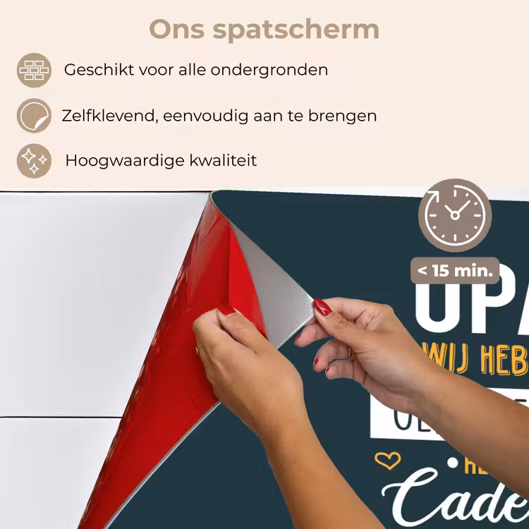 Spatscherm keuken - Spreuken - Opa jij hebt ons al - Quotes - Opa — 4
