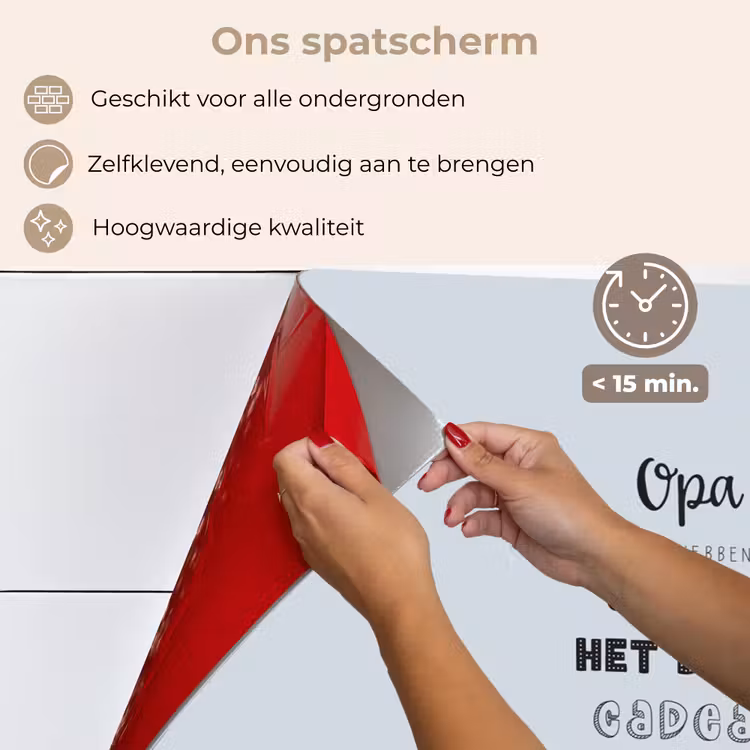 Spatscherm keuken - Vaderdag kados - Opa - Spreuken - Het beste cadeau - Quote — 4