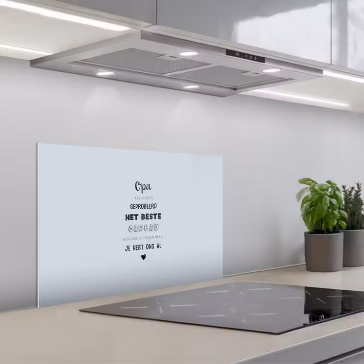 Spatscherm keuken - Vaderdag kados - Opa - Spreuken - Het beste cadeau - Quote — 5