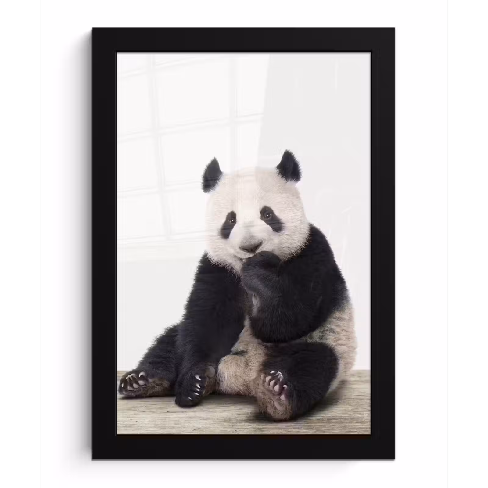 Poster met lijst - Panda - Dieren - Kinderen - Jongens - Meisjes - Pandabeer — 1