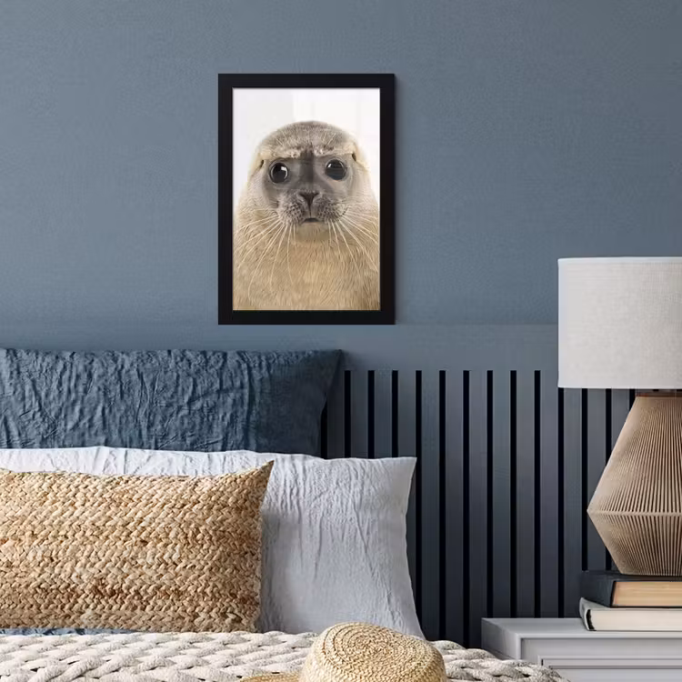 Poster met lijst - Jongens - Zeehond - Kinderen - Meisjes - Dieren — 3