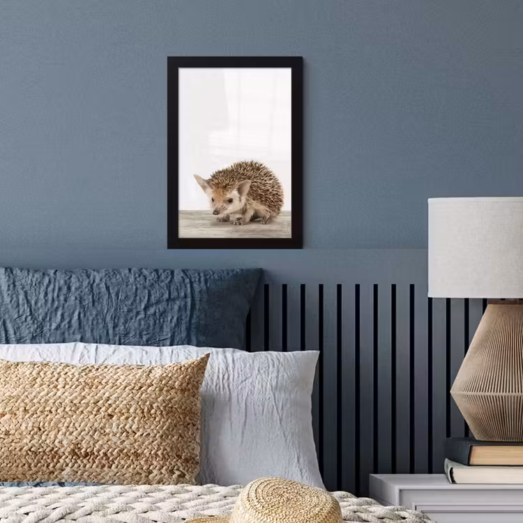 Poster met lijst - Egel - Dieren - Kinderen - Jongens - Meisjes — 3