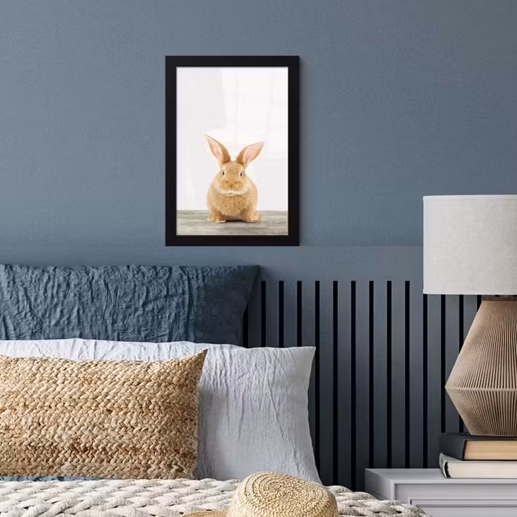 Poster met lijst - Konijn - Baby konijn - Dieren - Kind - Meisjes - Jongens — 3