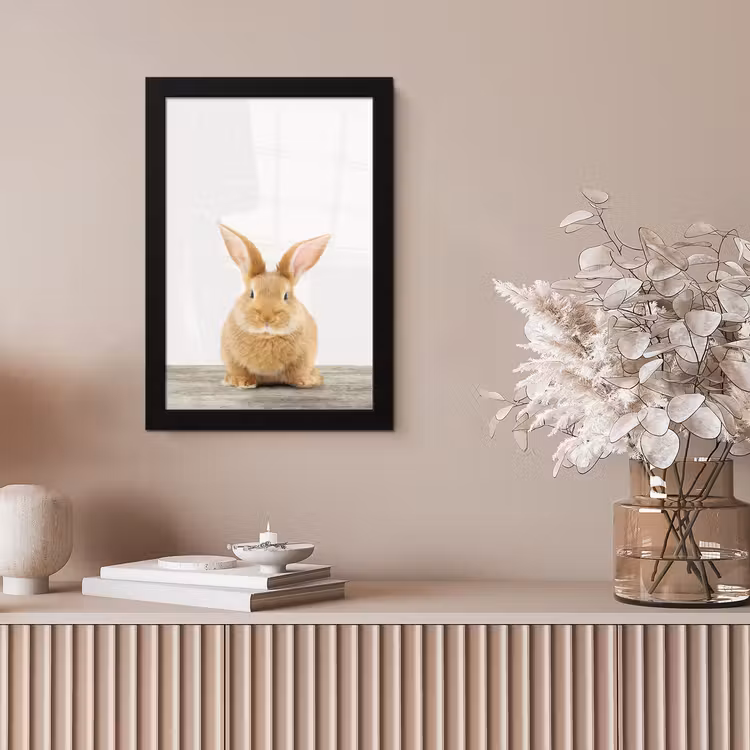 Poster met lijst - Konijn - Baby konijn - Dieren - Kind - Meisjes - Jongens — 5