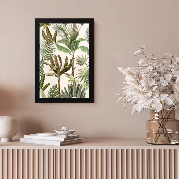 Poster met lijst - Jungle - Palmboom - Bananenplant - Kinderen - Natuur - Planten — 5