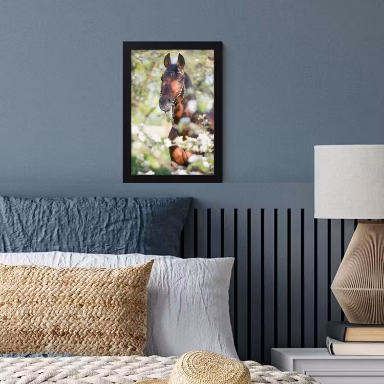 Poster met lijst - Paarden - Bloesem - Lente - Dieren — 3