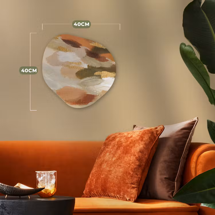 Organische Formen – Aluminium – Verf - Groen - Rood — 4