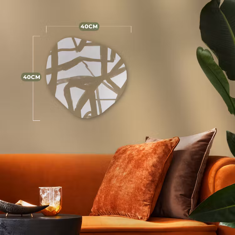 Organische Formen – Aluminium – Wit - Bruin - Abstract — 4