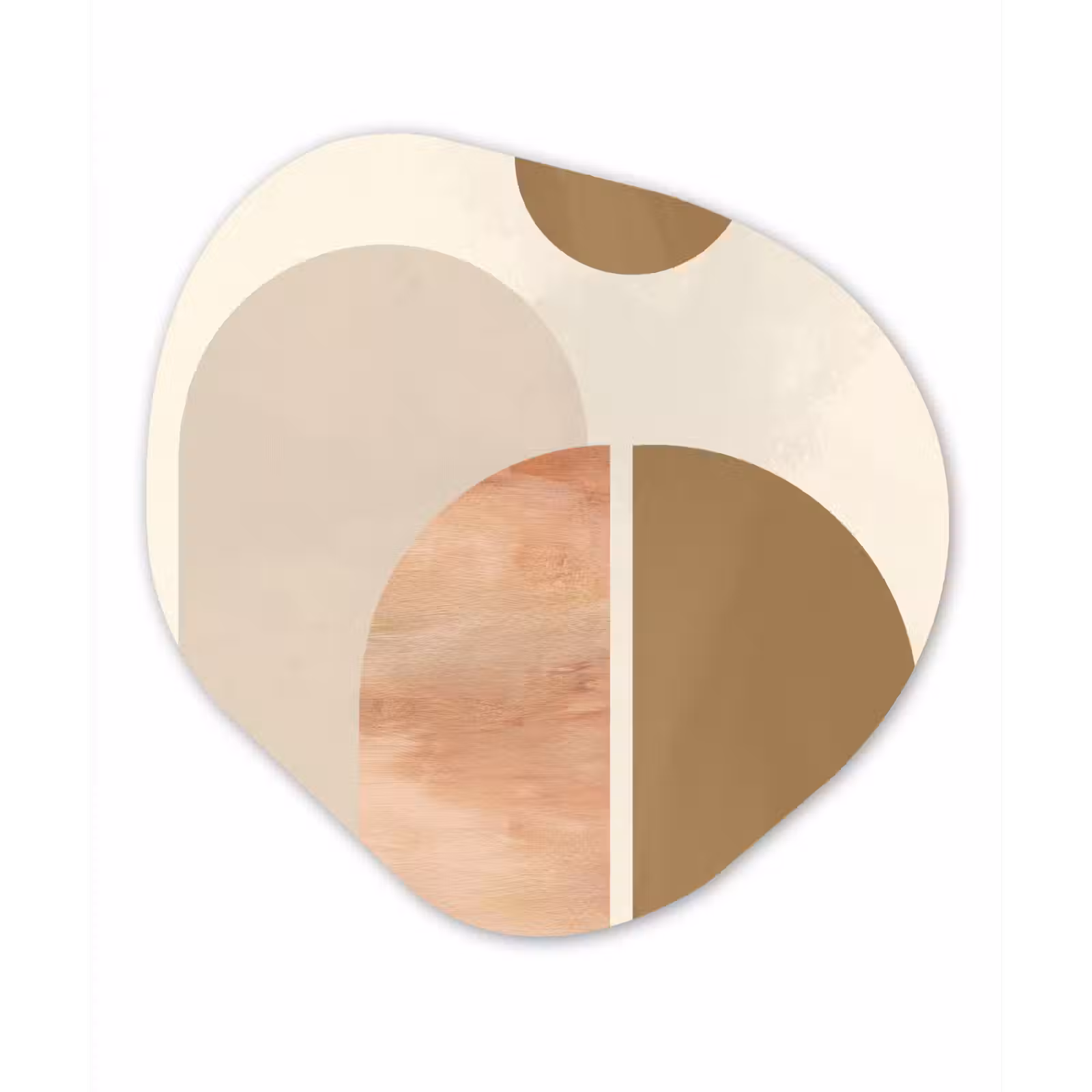 Organische Formen – Aluminium – Abstract - Design - Roze — 1