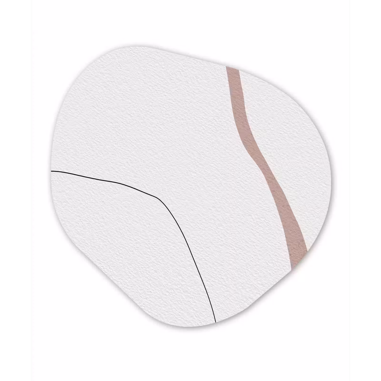 Organische Formen – Aluminium – Lijn - Pastel - Design — 1