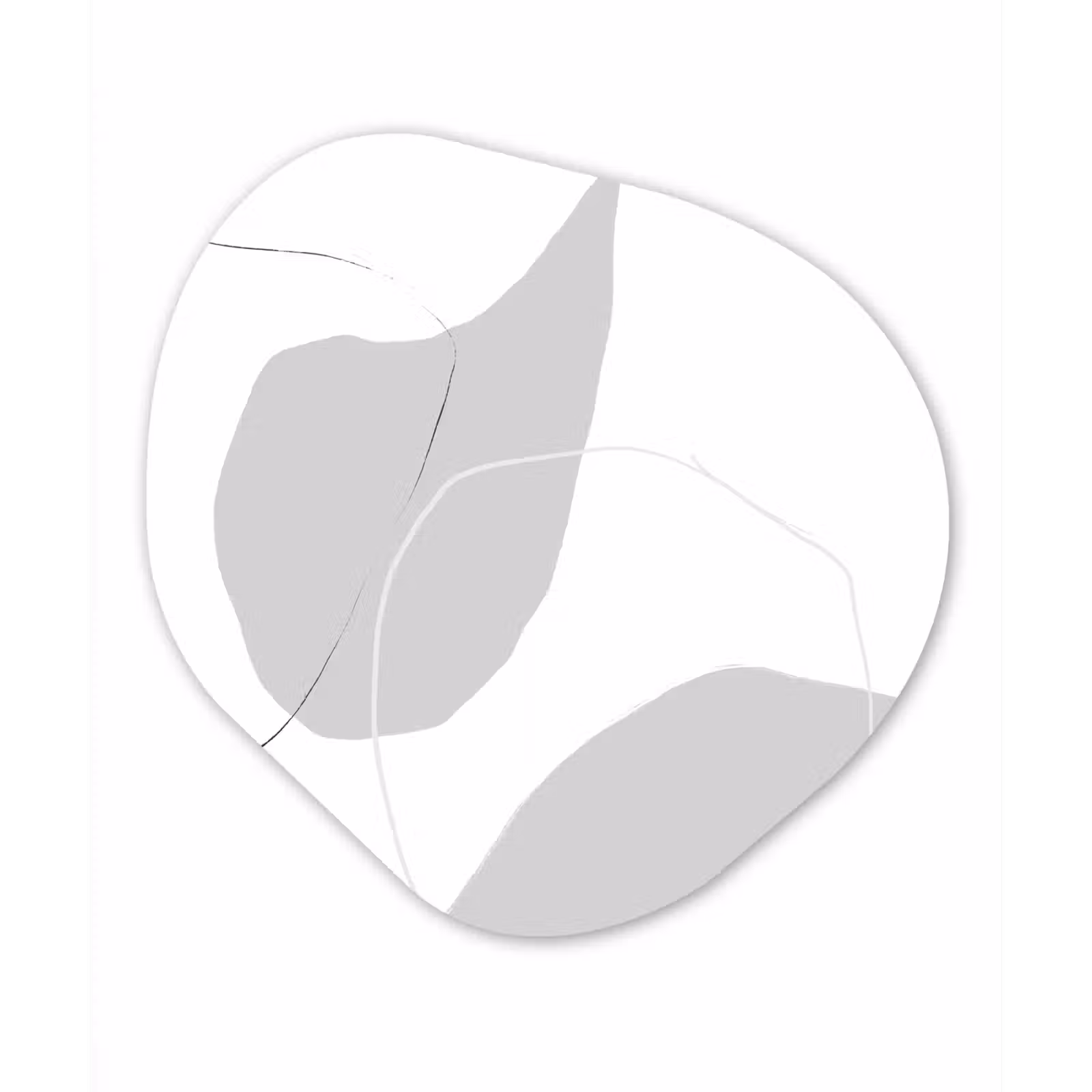 Organische Formen – Aluminium – Pastel - Abstract - Design — 1