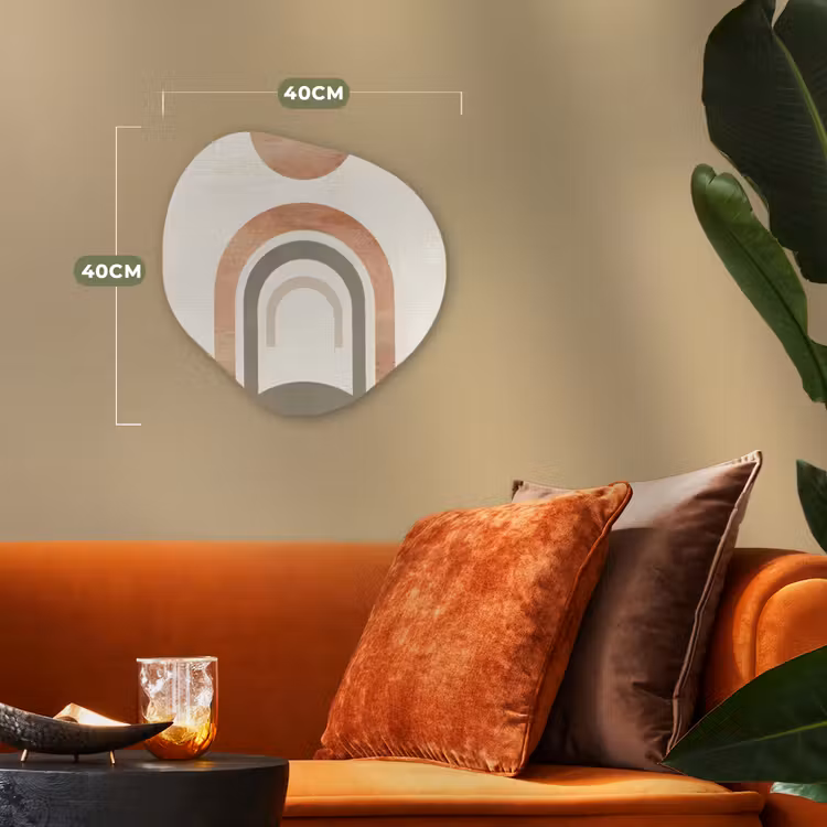 Organische Formen – Aluminium – Design - Roze - Abstract — 4