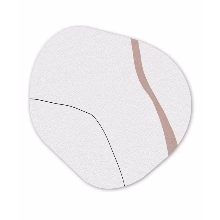 Organische Formen – Aluminium – Lijn - Pastel - Design — 1