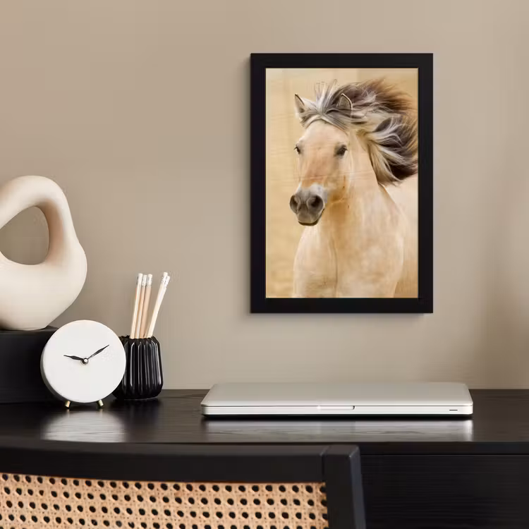 Poster met lijst - Paarden - Dieren - Manen - Portret — 2