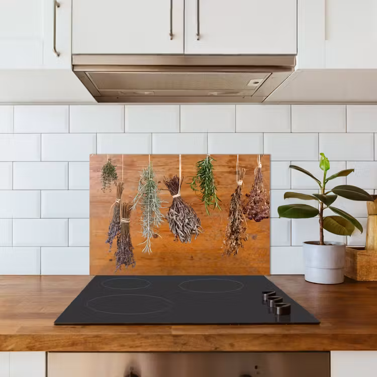 Spatscherm keuken - Gedroogde kruiden — 6