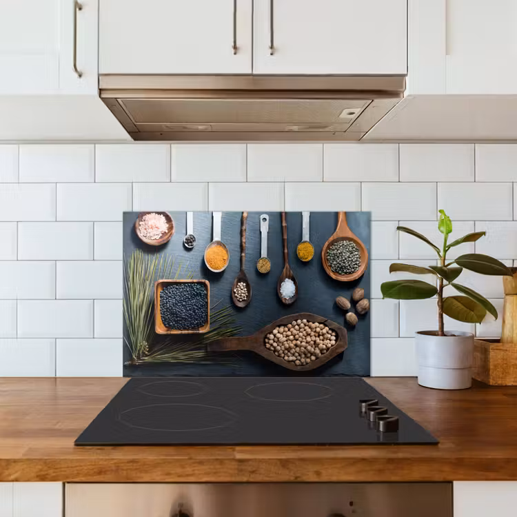 Spatscherm keuken - Kruiden - Lepels - Specerijen - Keuken — 6