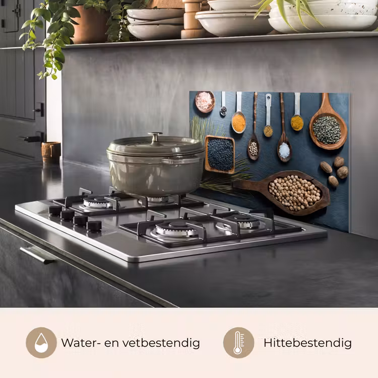 Spatscherm keuken - Kruiden - Lepels - Specerijen - Keuken — 7