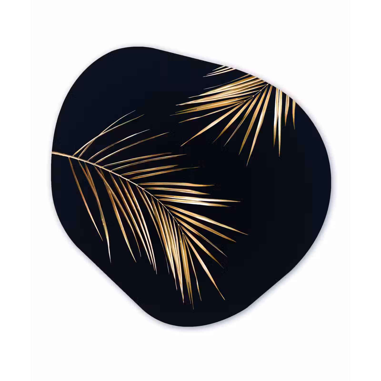 Organische Formen – Aluminium – Bladeren - Planten - Goud - Zwart - Luxe — 1
