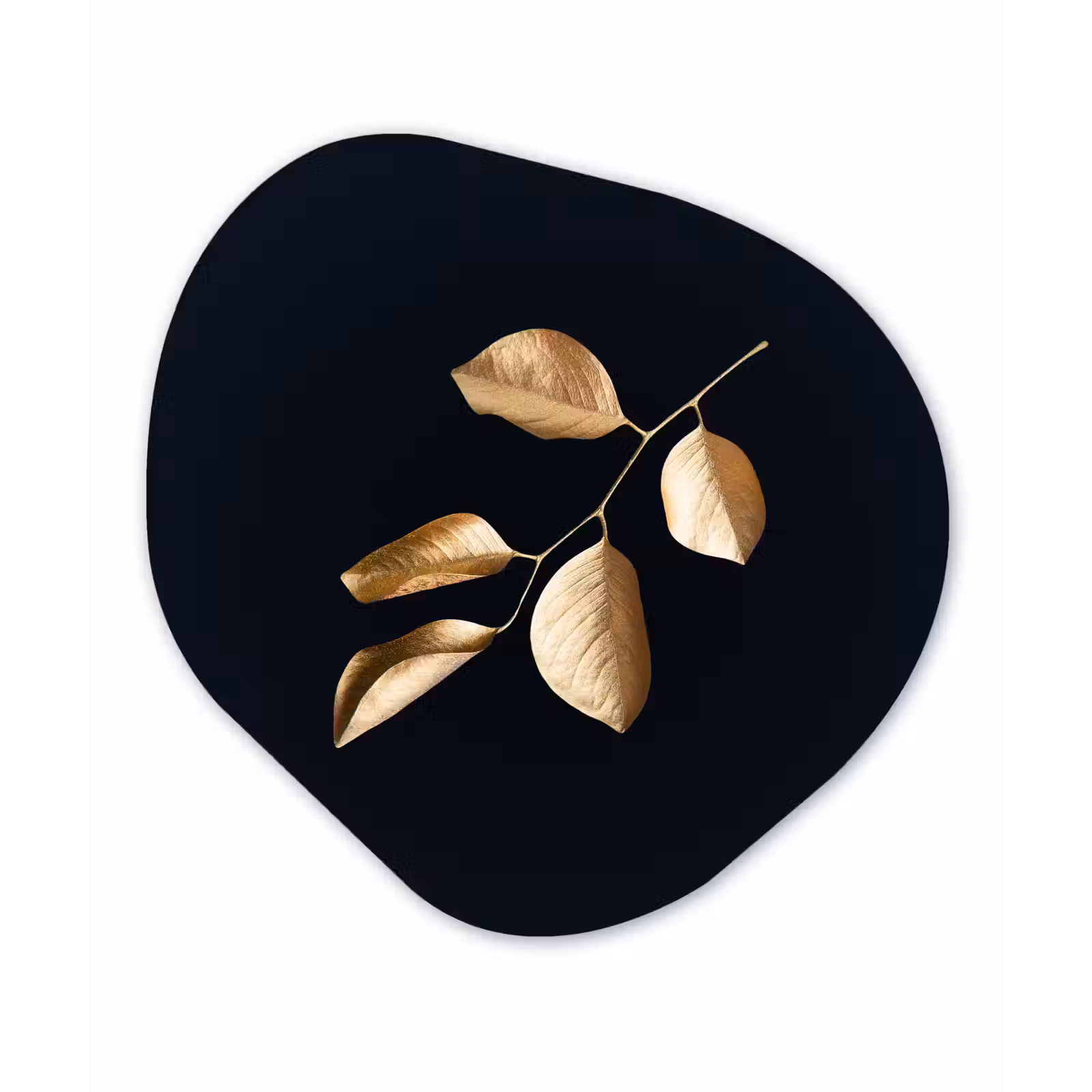 Organische Formen – Aluminium – Bladeren - Tak - Goud - Luxe — 1