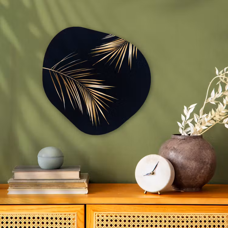 Organische Formen – Aluminium – Bladeren - Planten - Goud - Zwart - Luxe — 2