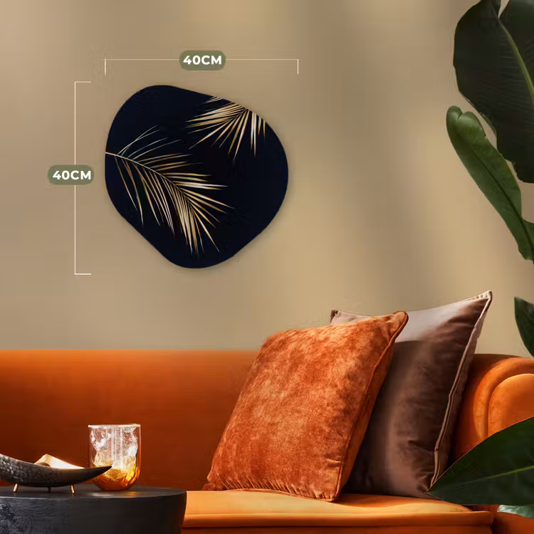 Organische Formen – Aluminium – Bladeren - Planten - Goud - Zwart - Luxe — 4
